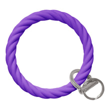 Load image into Gallery viewer, Twisted Bangle Bracelet Key Ring